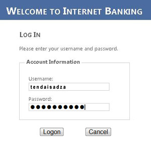 Internet banking login